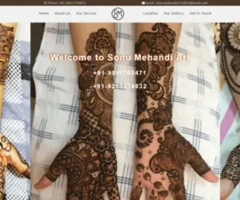 Sonumehandi.in(Mehandi Artist) Screenshot