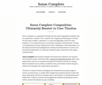 Sonus-Complete.info(Sonus Complete Composition) Screenshot