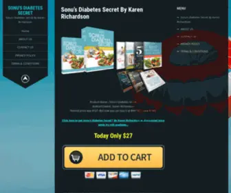 Sonusdiabetessecretsystem.com(Sonu's Diabetes Secret) Screenshot