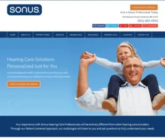 Sonusfrederick.com(Hearing Aids) Screenshot