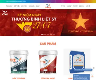 Sonviva.com(Sơn VIVA) Screenshot