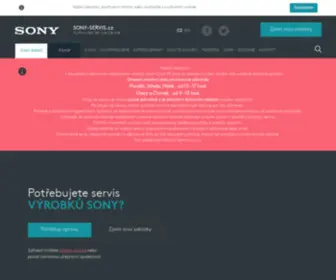 Sony-Servis.cz(Sony Servis) Screenshot