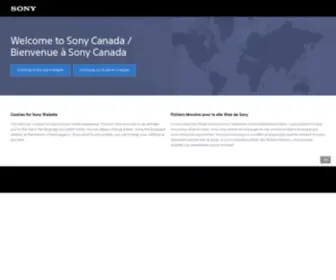 Sony.ca(Sony Canada) Screenshot