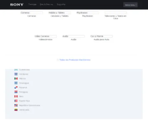 Sony.com.ve(LÃ­der) Screenshot