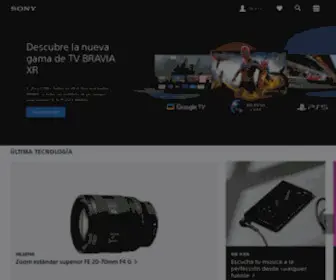 Sony.es(Sony España) Screenshot