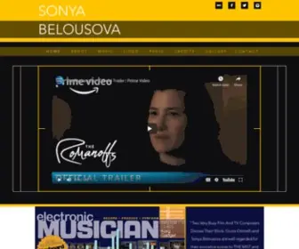Sonyabelousova.com(Official website for composers Sonya Belousova & Giona Ostinelli) Screenshot