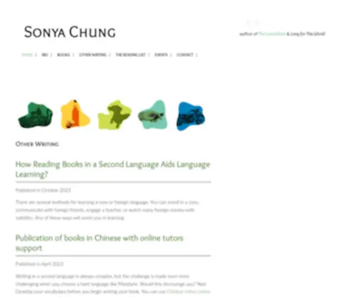 Sonyachung.com(Sonya Chung) Screenshot