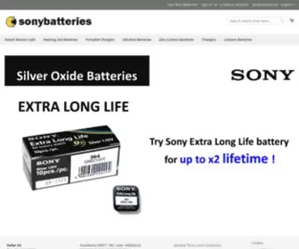 Sonybatteries.ee(Batteries for everyone) Screenshot