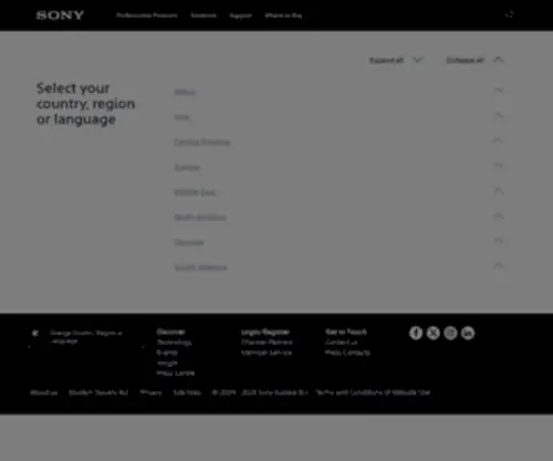 Sonybiz.net(Change Country) Screenshot