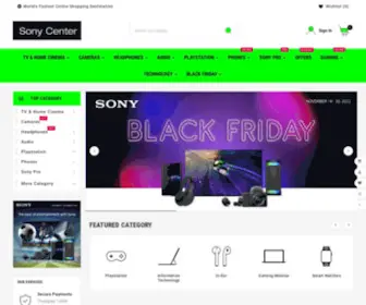 Sonycentercy.com(Sony Center Cyprus) Screenshot