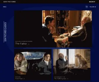 Sonyclassics.com(Sony Pictures Classics) Screenshot