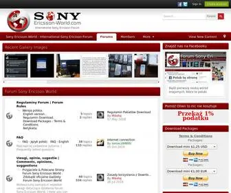 Sonyericsson-World.com(Sony Ericsson World) Screenshot