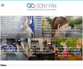 Sonyfan.vn(Sony Fan) Screenshot