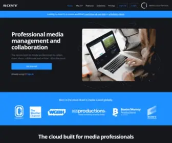 Sonymcs.com(Sony Media Cloud Services) Screenshot