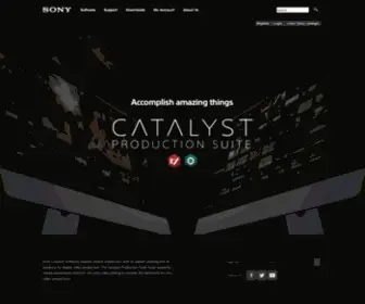 Sonymediasoftware.com(Sony Creative Software) Screenshot