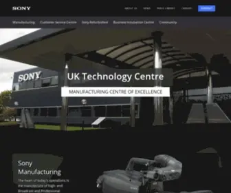 Sonypencoed.co.uk(Sony UK Technology Centre) Screenshot