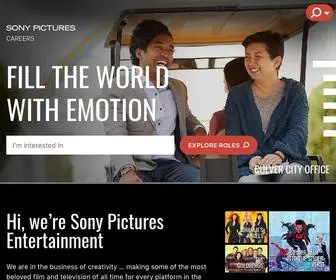 Sonypicturesjobs.com(Working at Sony Pictures Entertainment) Screenshot