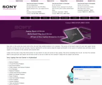 Sonyservicecentreinhyderabad.com(Sony service) Screenshot