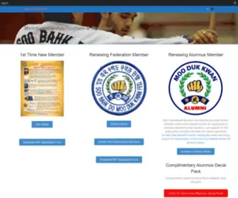 Soobahkdomoodukkwan.com(Membership Application & Renewal) Screenshot