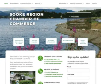 Sookeregionchamber.com(Supporting Local Business) Screenshot