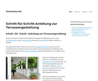 Soonerbarrels.com(Schritt-für-Schritt-Anleitung zur Terrassengestaltung) Screenshot