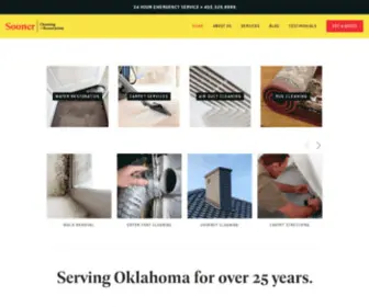 Soonercleaningandrestoration.com(Sooner Cleaning) Screenshot