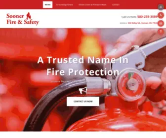 Soonerfireandsafety.com(Fire extinguishers) Screenshot