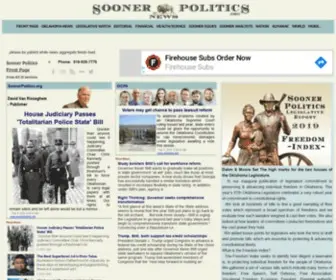 Soonerpolitics.org(Sooner Politics Front Page) Screenshot