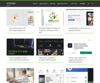 Soonev.com(SOmething ON EVerything) Screenshot