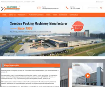 Soontruemachinery.com(Packing Machine) Screenshot