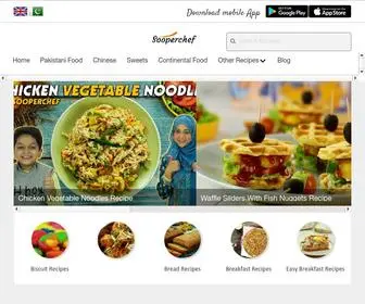 Sooperchef.pk(Pakistan's No.1 Cooking Recipes Platform) Screenshot