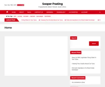 Sooperposting.com(Sooper Posting) Screenshot