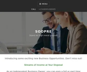Soopre.com(Stand on high moral ground) Screenshot