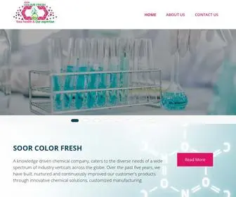 Soorcf.com(SOOR COLOR FRESH CHEMICALS) Screenshot