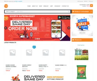 Sooryaonlineshopping.com(Online Grocery Shopping Kottiyam) Screenshot