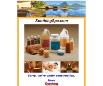 Soothingspa.com(Visitors will find interesting links and images to do with the Diversity of Life) Screenshot