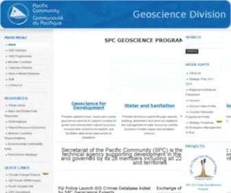 Sopac.org(SPC Geoscience) Screenshot