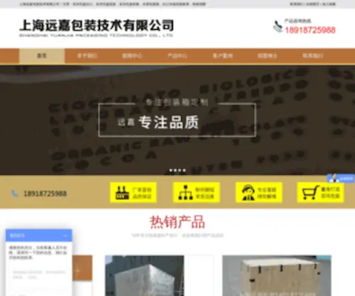 Sopacking.com(上海远嘉包装技术有限公司) Screenshot