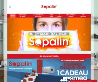 Sopalin.fr(Sopalin®) Screenshot