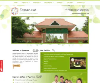 Sopanamayurvedic.com(Sopanam Multispeciality Ayurvedic Hospital) Screenshot