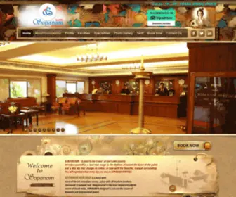 SopanamGuruvayoor.com(HOTEL SOPANAM HERITAGE GURUVAYOOR) Screenshot