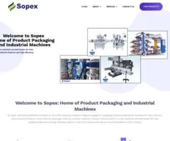 Sopexltd.com(Sopex) Screenshot