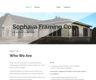 Sophava.com(Framing) Screenshot