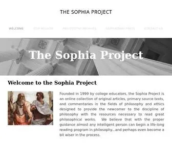 Sophia-Project.org(THE SOPHIA PROJECT) Screenshot