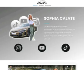 Sophiacalate.com(Sophia Calate) Screenshot