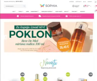 Sophia.hr(Online butik ljepote i zdravlja) Screenshot