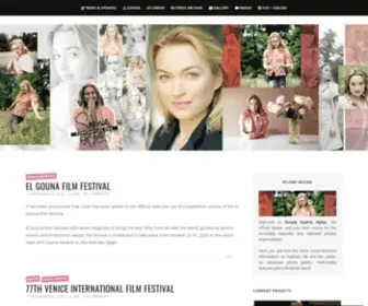 Sophiamyles.org(Everything about the charming and talented British actress) Screenshot