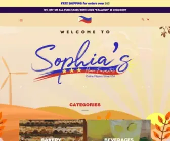 Sophiashomefavorites.com(Sophia’s Home Favorites) Screenshot