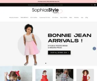 Sophiasstyle.com(Boutique Girls Clothing for Your Baby) Screenshot