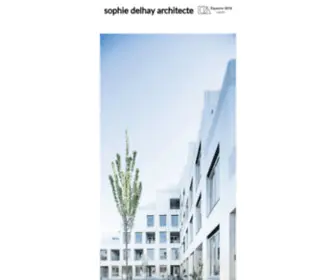 Sophie-Delhay-Architecte.fr(Sophie Delhay Architecte) Screenshot